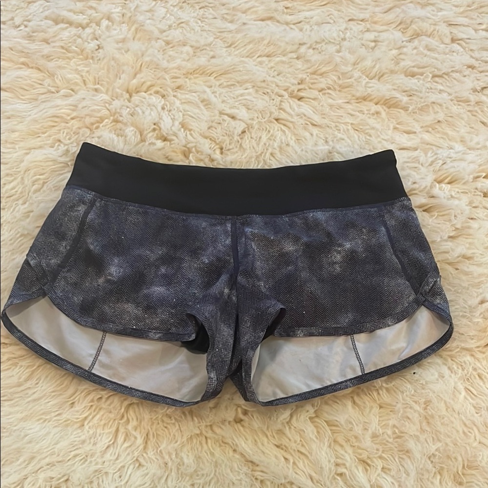 Lululemon speed shorts, size 6, 3” inseam